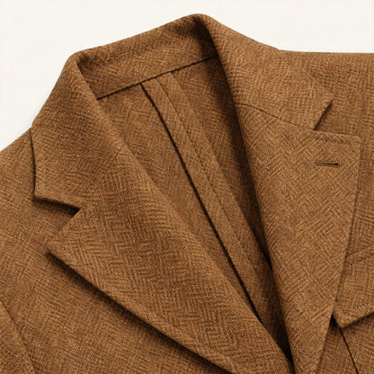Men's Tweed Suit Herringbone 3 Piece