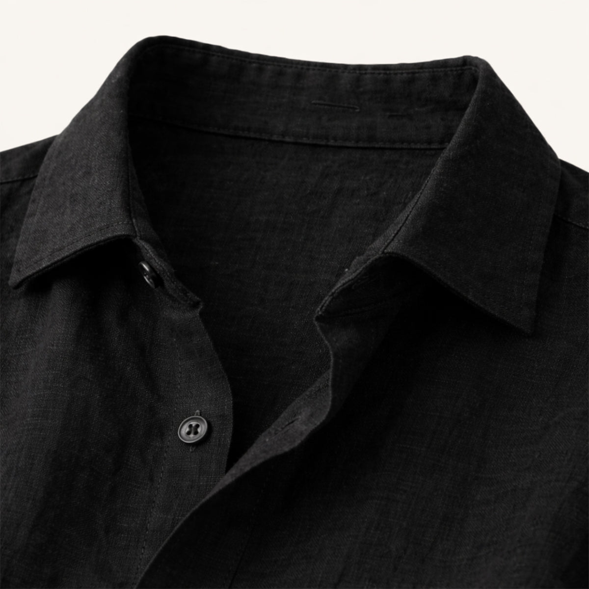 Men's Casual Cotton Linen Shirt Relaxed Fit