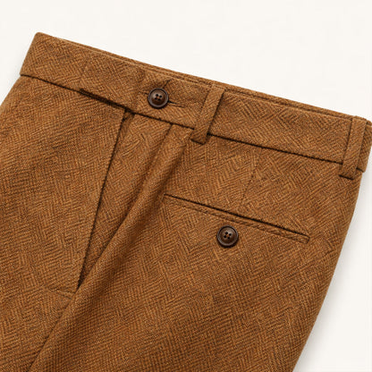 Men's Tweed Suit Herringbone 3 Piece