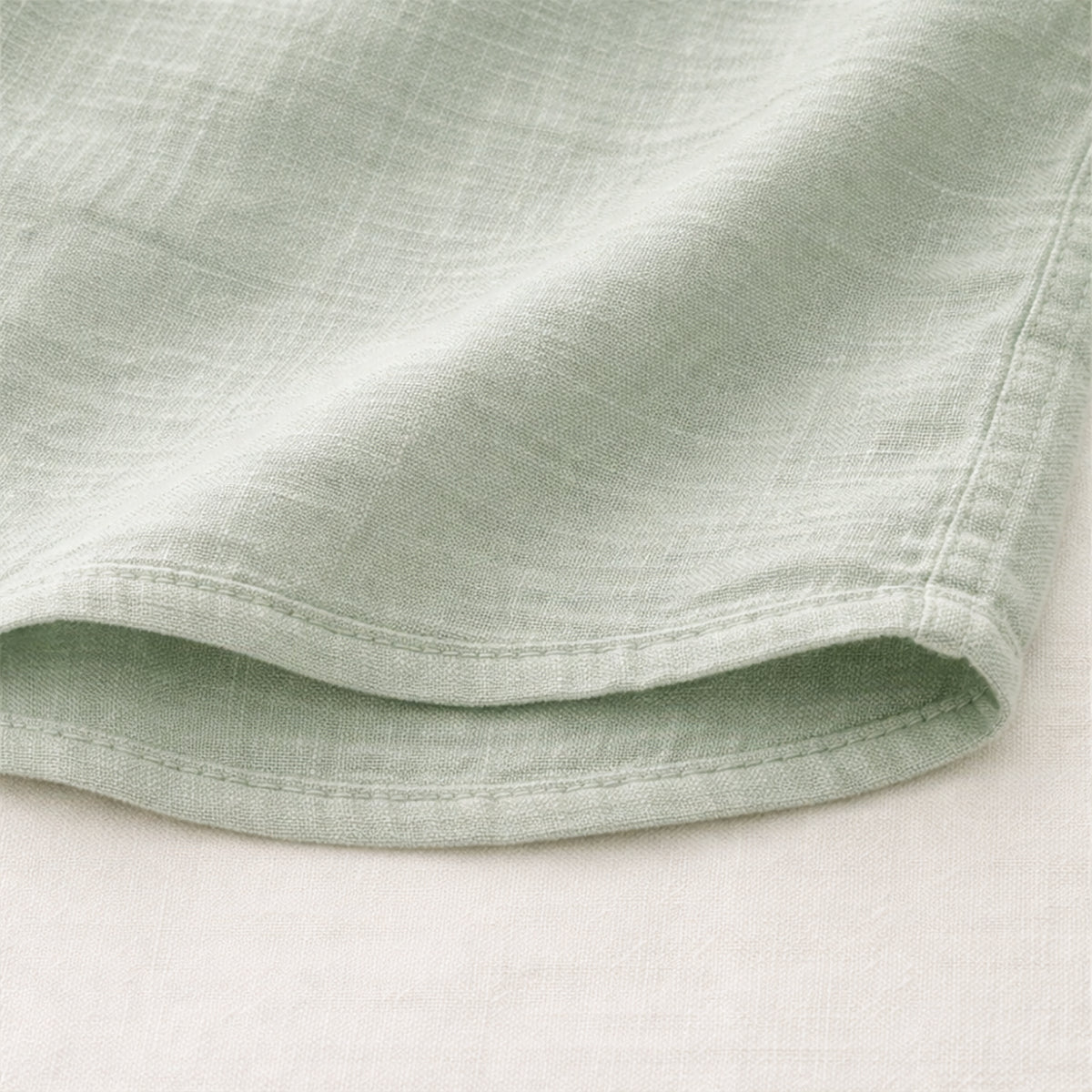 Men's Soft Cotton Linen Henley Shirt