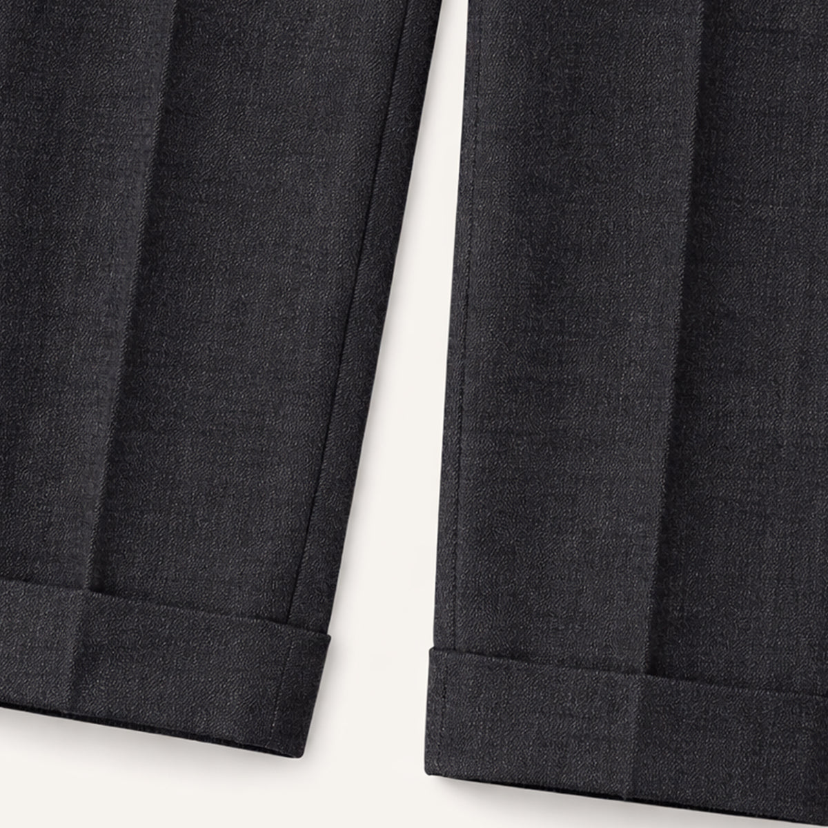 Men's Tailored Pleated Pants Classic Wool