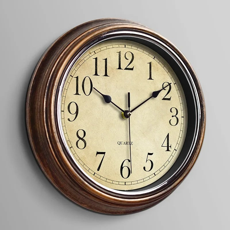 Classic Round Wall Clock Timeless Elegance