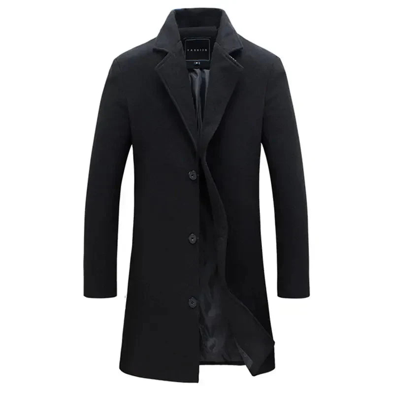 Stylish Long Coat - Fashinoza