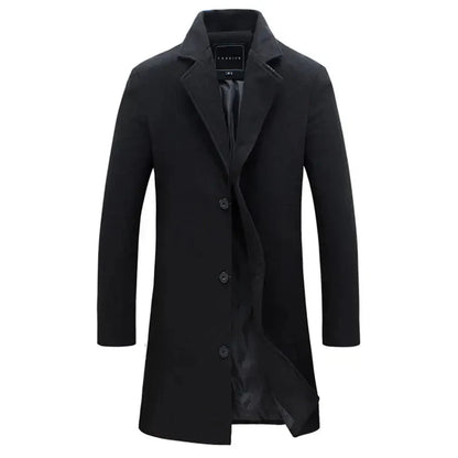 Stylish Long Coat - Fashinoza