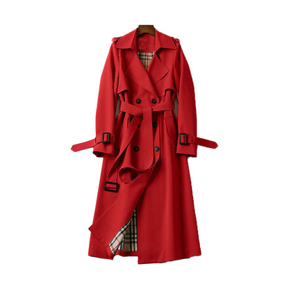 Victoria | Women’s Double-Breasted Belted Trench Coat Caliboot