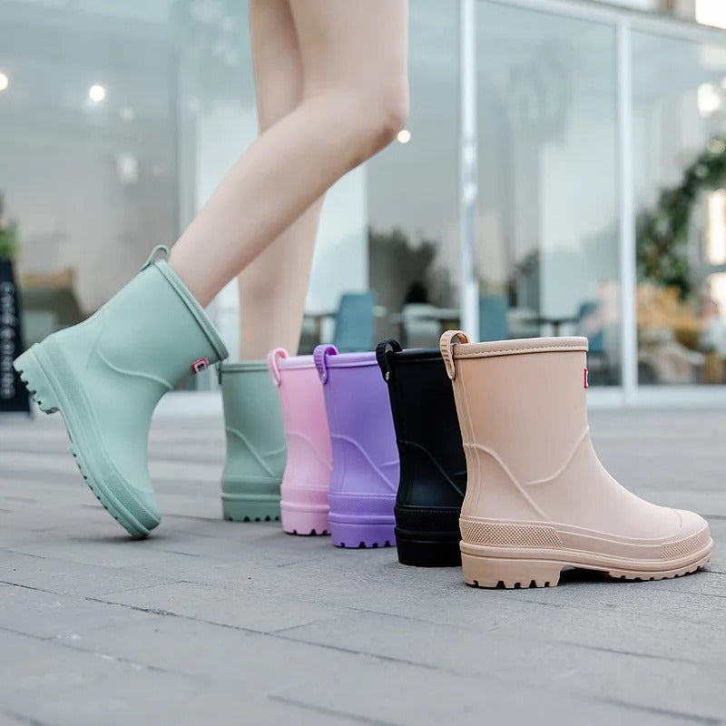 Women's Waterproof Rain Boots - Fashinoza