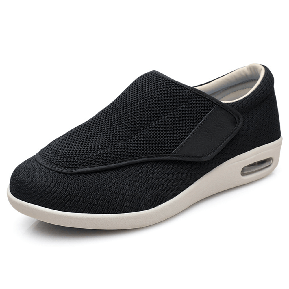 Orthopedic Diabetic Walking Shoes for Wide Feet with Adjustable Hook and Loop