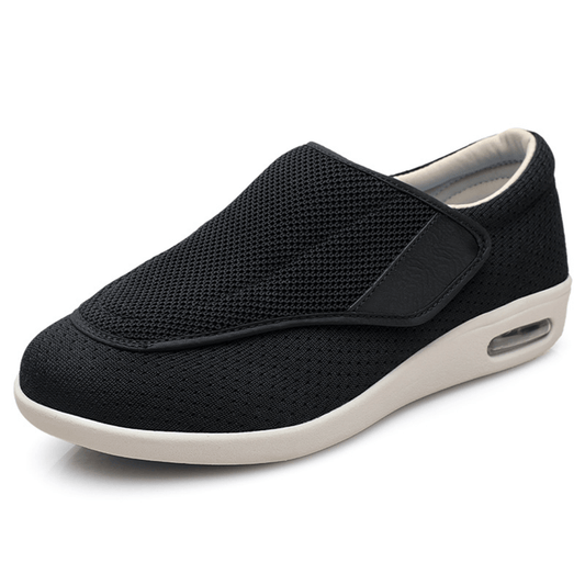 Orthopedic Diabetic Walking Shoes for Wide Feet with Adjustable Hook and Loop
