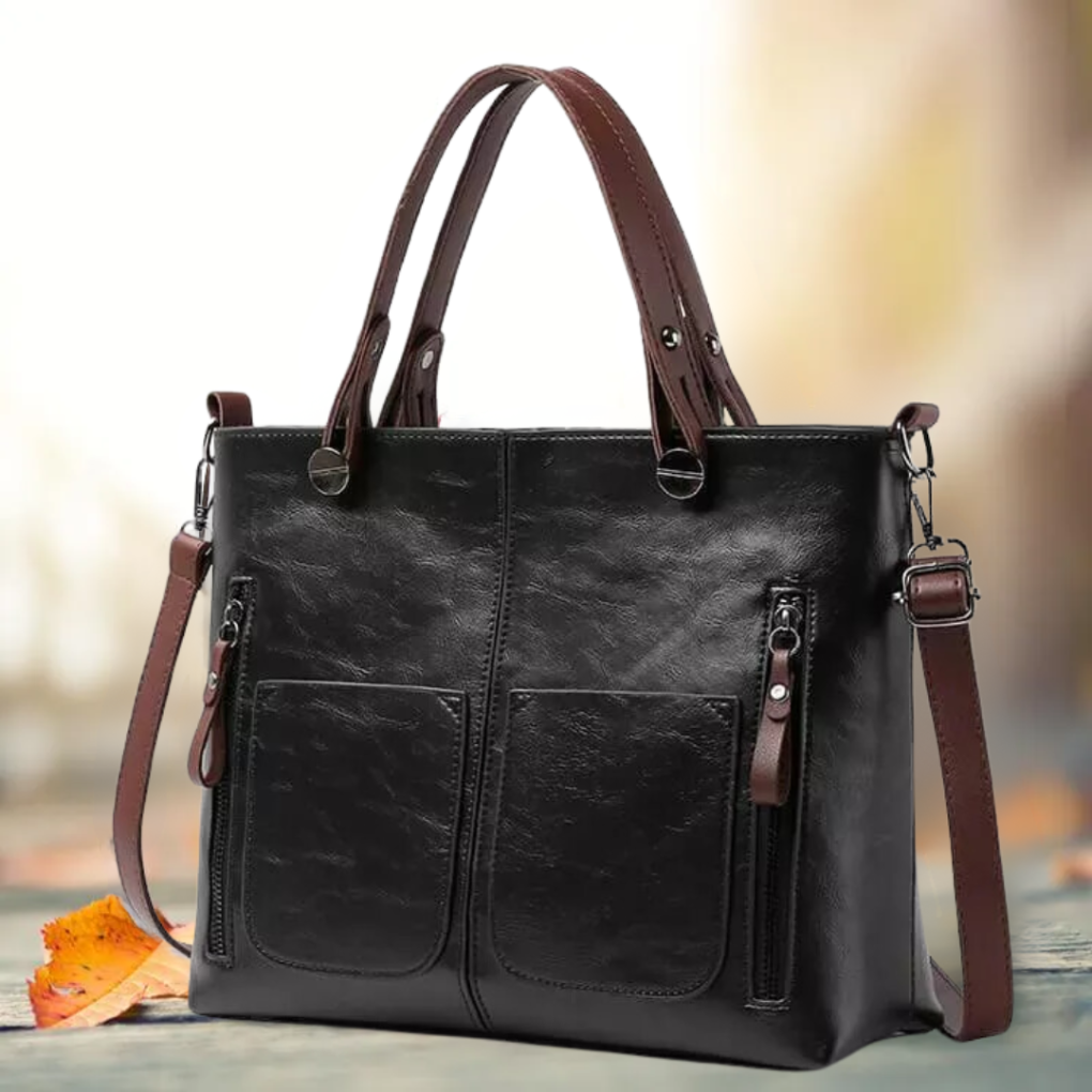 Women's Classic Leather Shoulder Bag