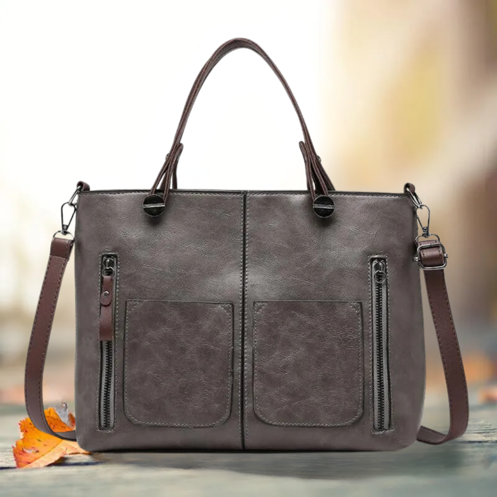 Women's Classic Leather Shoulder Bag