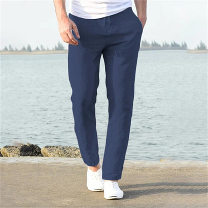 Image of Marco | Men's Straight Leg Drawstring Casual Pants