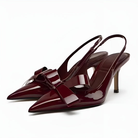Women's Slingback Pointed Toe High Heels - Fashinoza