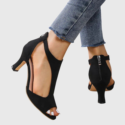 Women's T-Strap Peep Toe High Heels