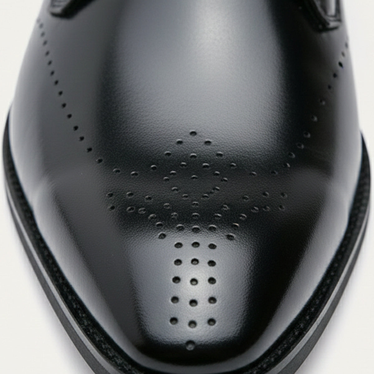 Men's Italian Leather Dress Shoes Buckle Black