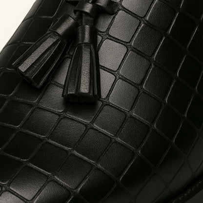 Men's Leather Mule Loafers Slip On