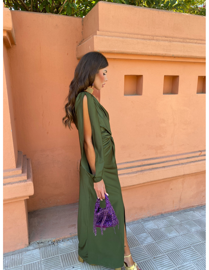 Image of Mckenzie | Women's One Shoulder Midi Dress