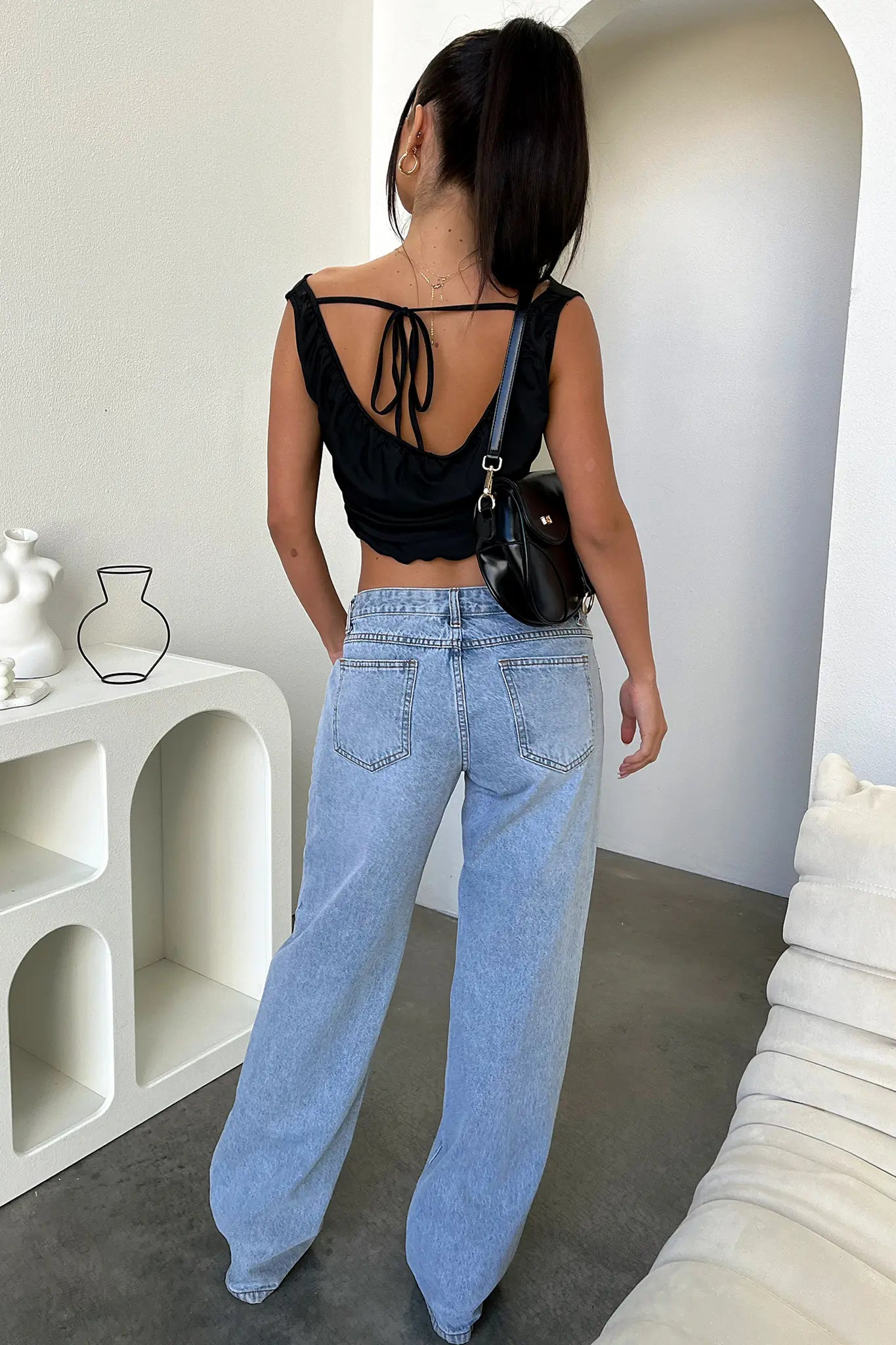 Violet | Women’s Spring Loose Fit Straight Jeans