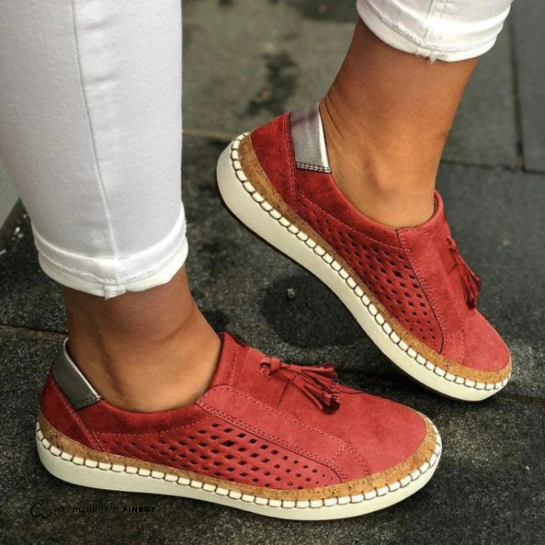 Image of Melissa | Women's Slip-On Perforated Loafers