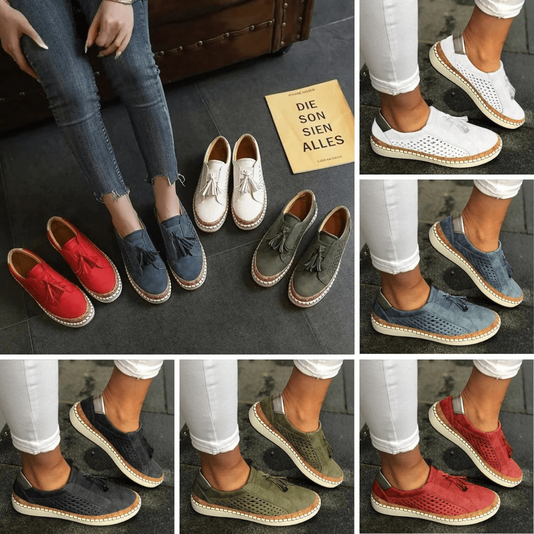 Image of Melissa | Women's Slip-On Perforated Loafers
