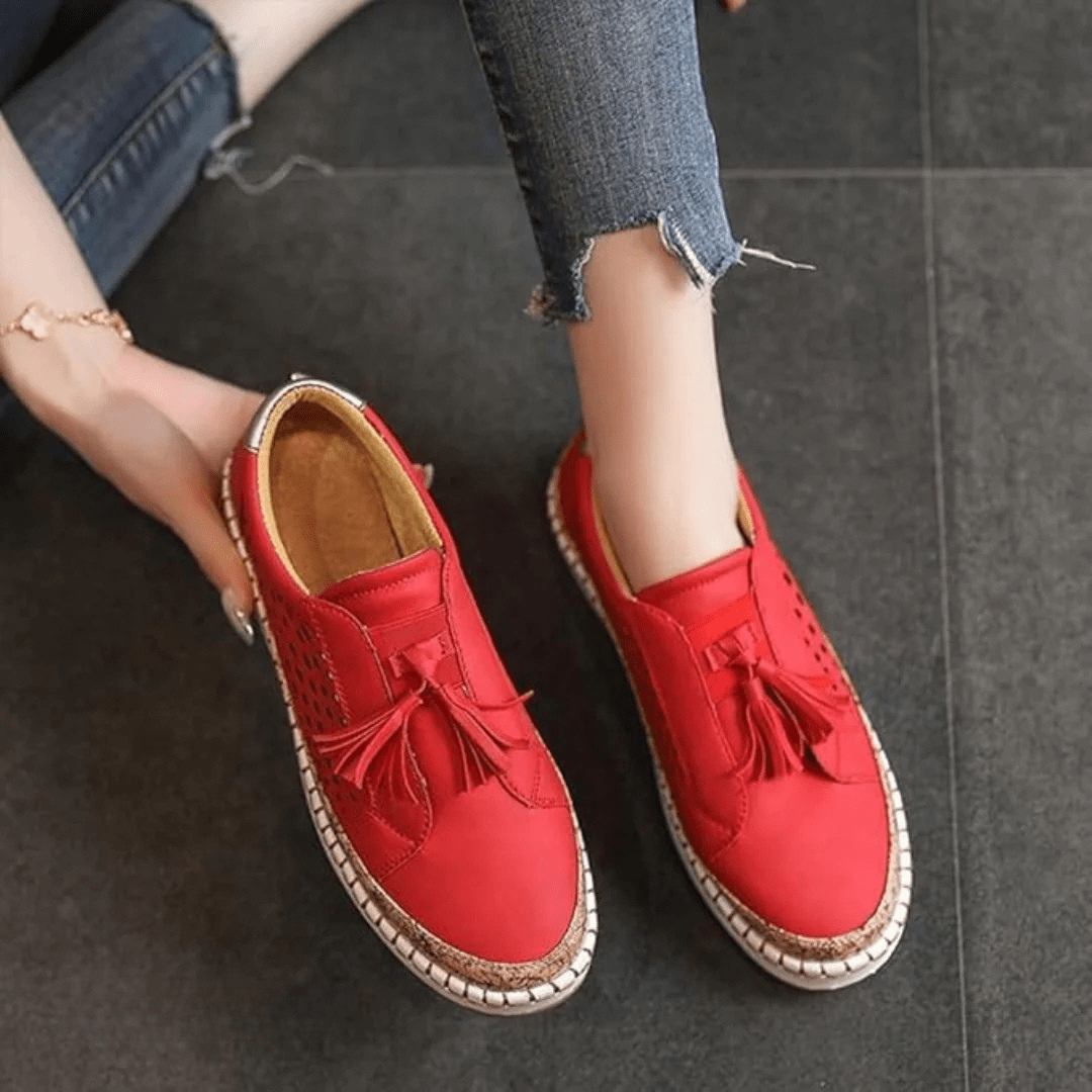 Image of Melissa | Women's Slip-On Perforated Loafers