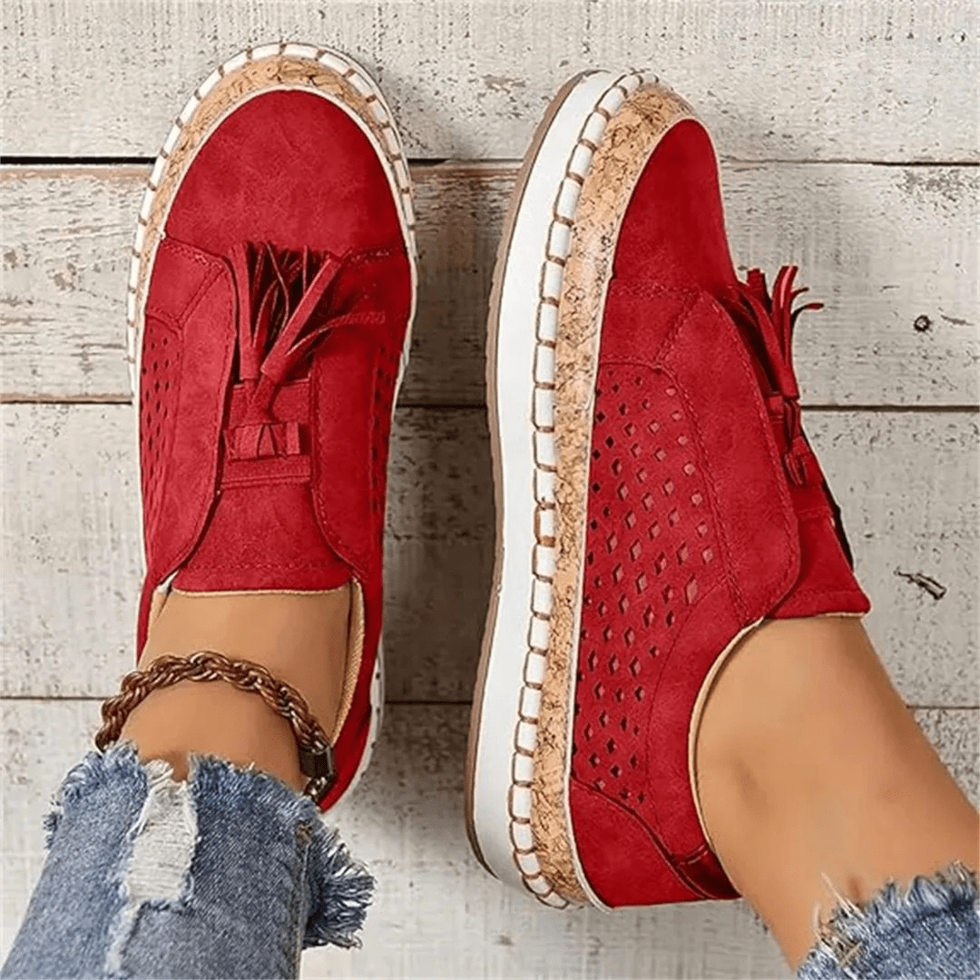 Image of Melissa | Women's Slip-On Perforated Loafers