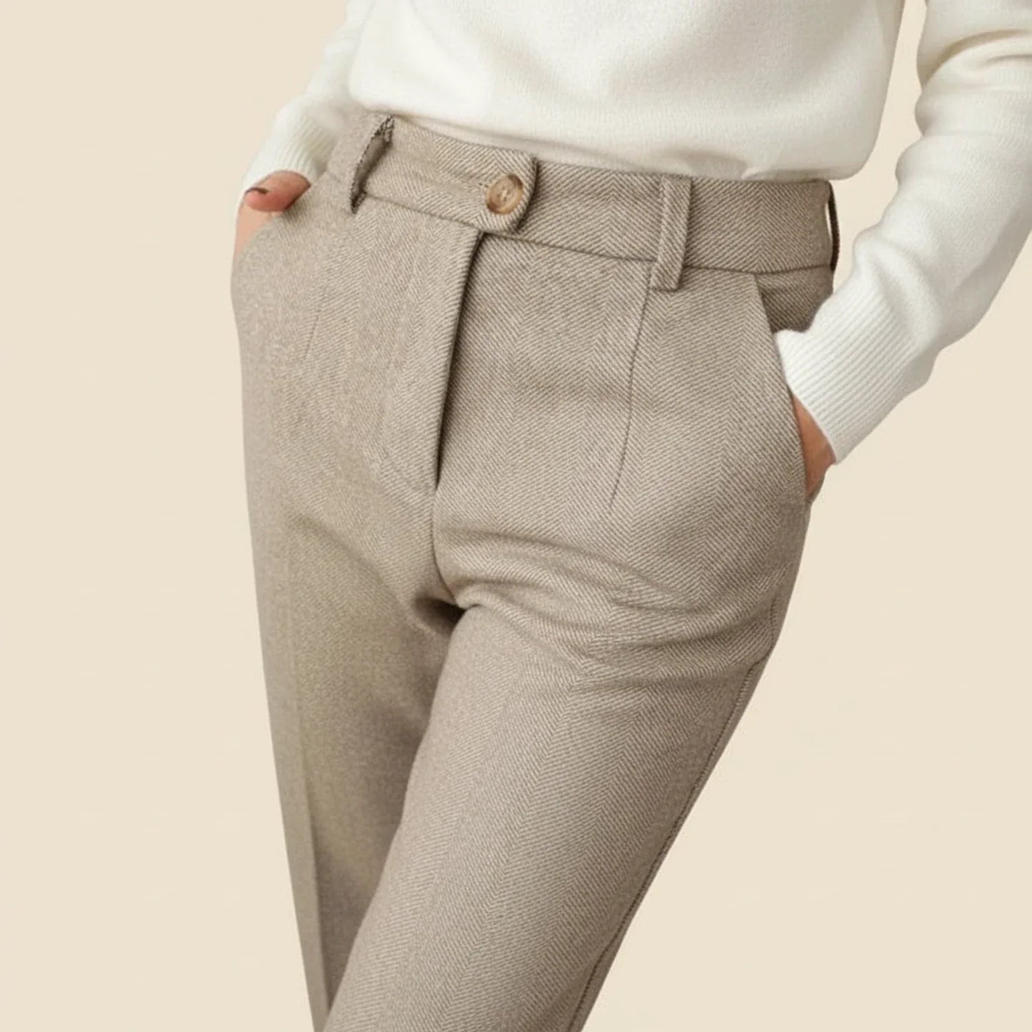 Patrick | Men's Spring Herringbone Dress Pants
