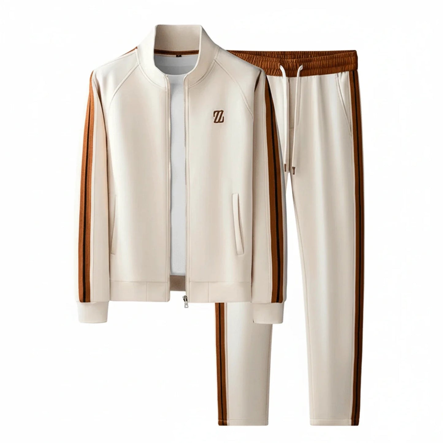 Men's Zip Up Tracksuit Set