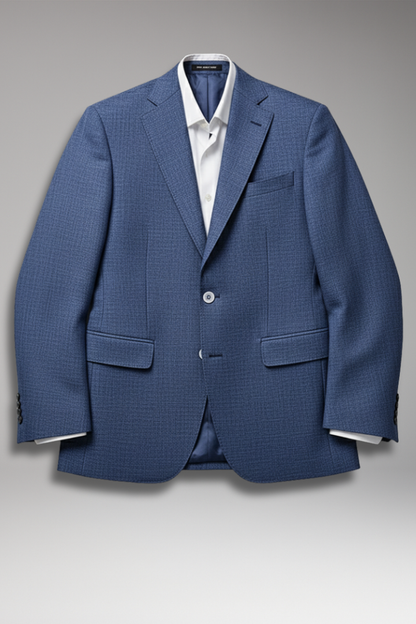 Men's Tailored Blazer Notch Lapel Buttons - 
Fashinoza