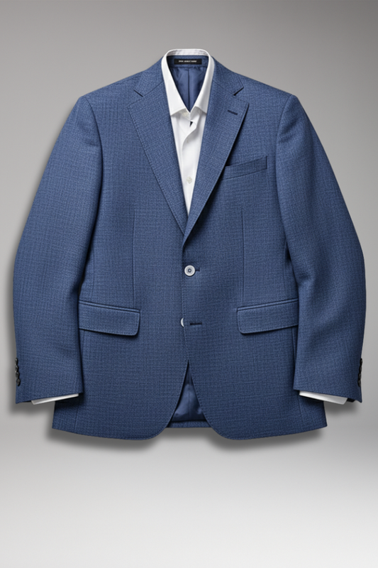 Men's Tailored Blazer Notch Lapel Buttons - 
Fashinoza