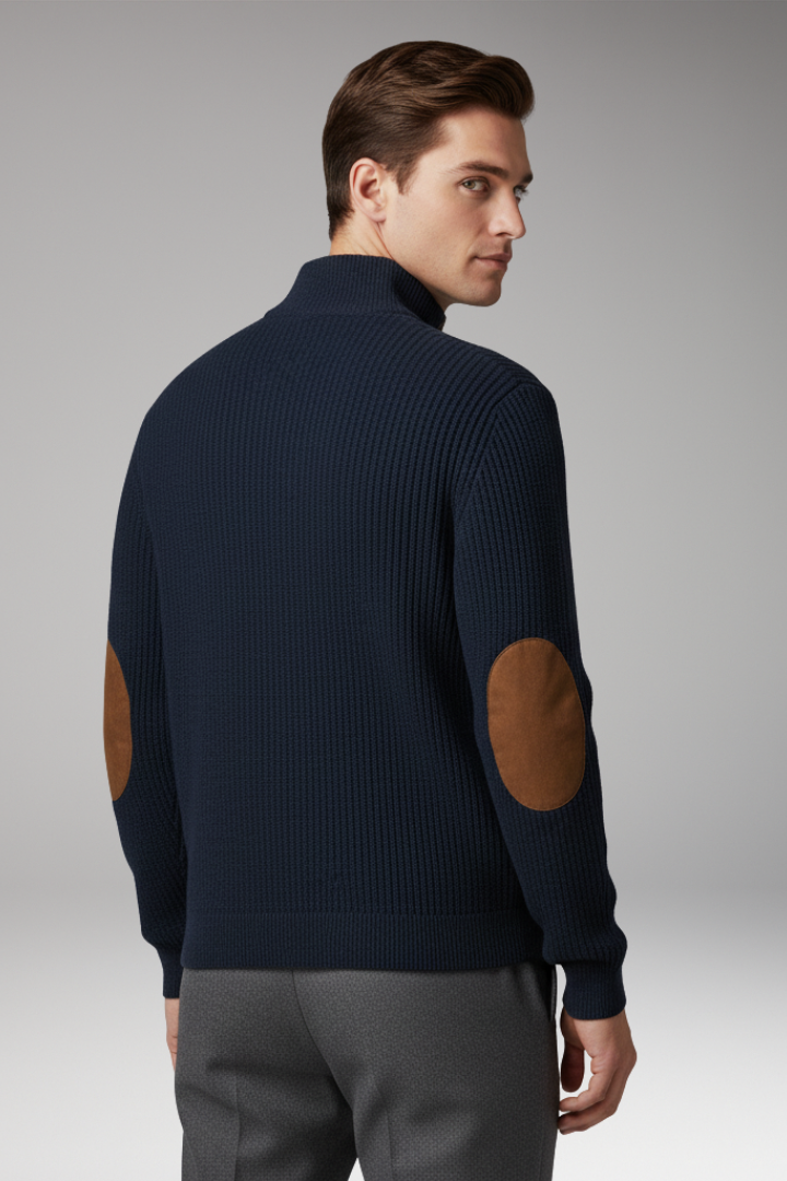 Men's Long Sleeve Sweatshirt Stand Collar