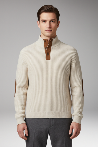 Men's Long Sleeve Sweatshirt Stand Collar