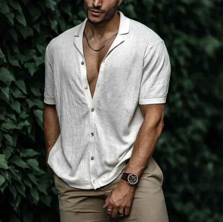 mens-woven-button-up-shirt-with-camp-collar-and-short-sleeves-11
