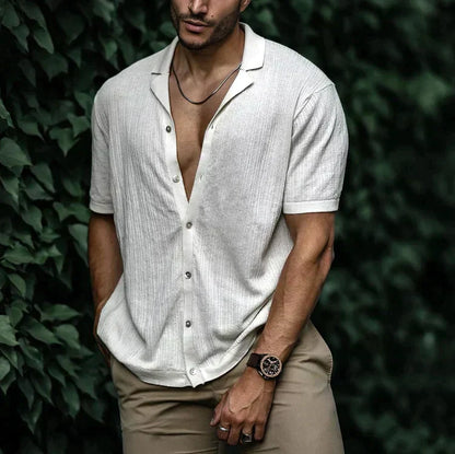 mens-woven-button-up-shirt-with-camp-collar-and-short-sleeves-11