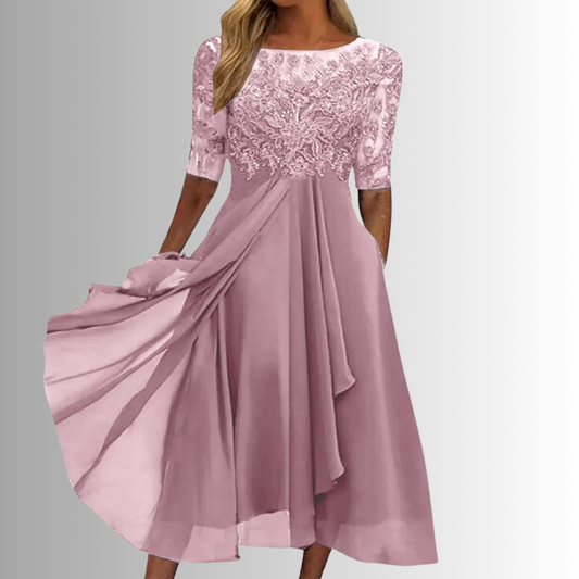 Meredith Women's A-Line Midi Dress - 
Fashinoza
