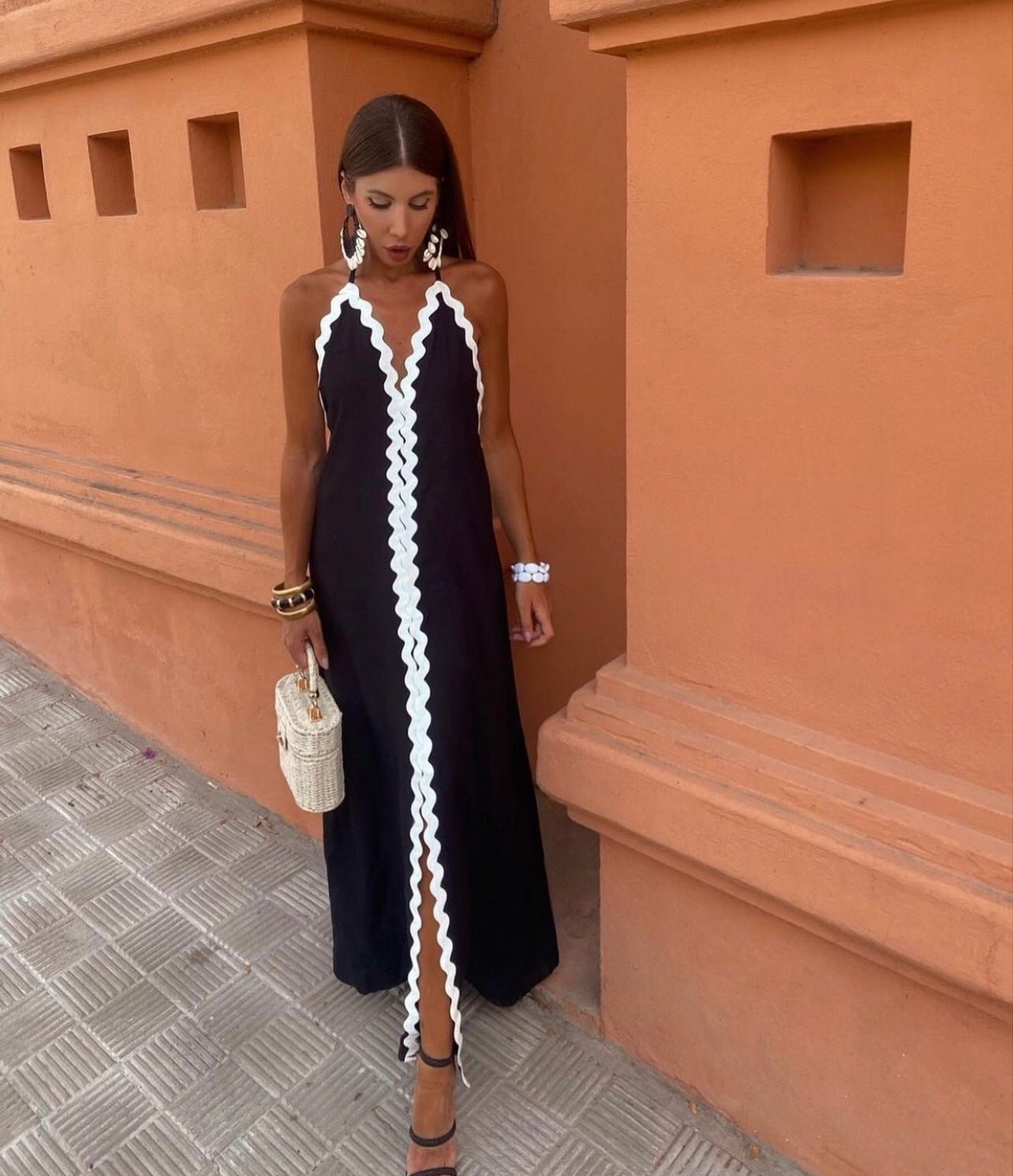 Women's Wedding Guest Wrap Dress - Fashinoza