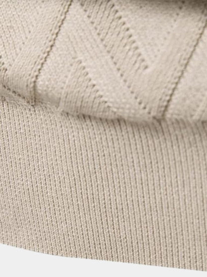 Diamond Knit Crewneck Sweater
