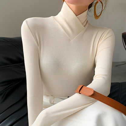 Audrey | Women’s Summer Turtleneck Long Sleeve Top