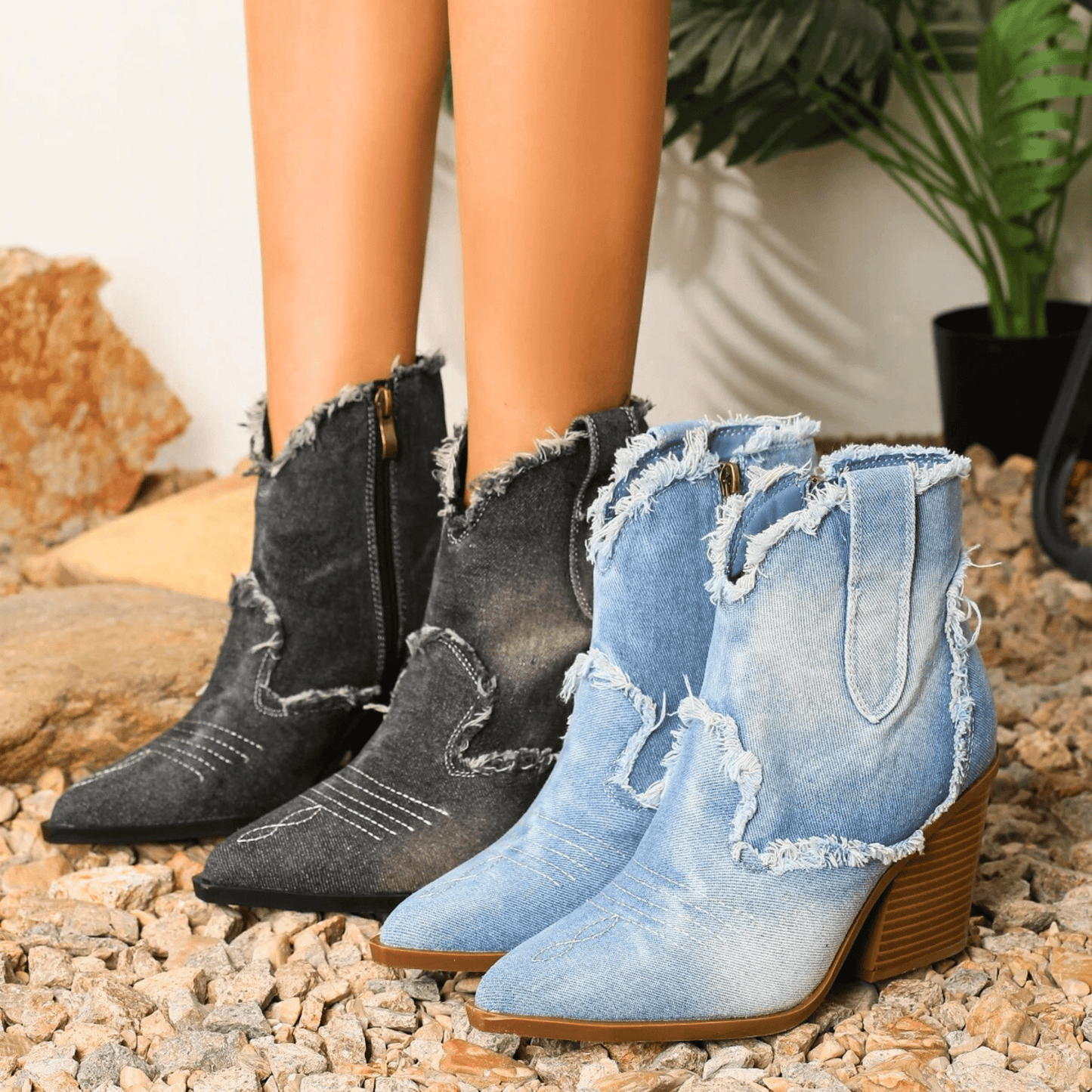 Women's Ankle Boots Heeled