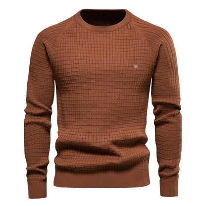 Julian | Men Spring Textured Crewneck Sweater