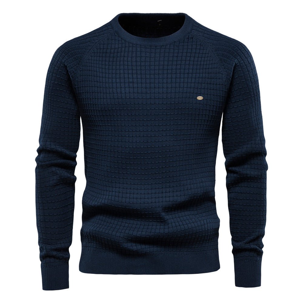Julian | Men Spring Textured Crewneck Sweater