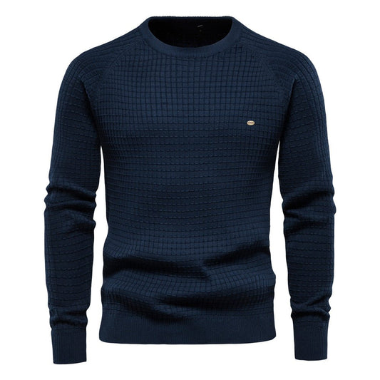 Julian | Men Spring Textured Crewneck Sweater