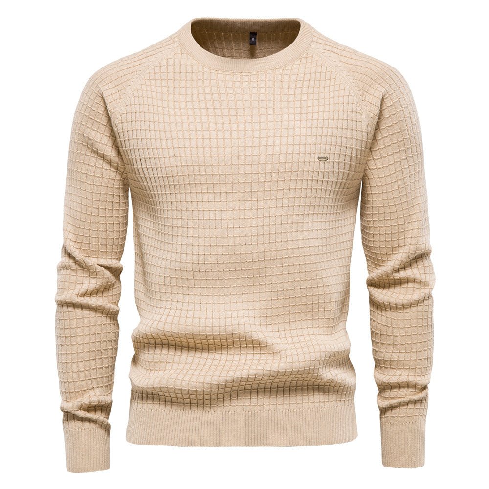 Julian | Men Spring Textured Crewneck Sweater