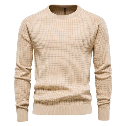 Julian | Men Spring Textured Crewneck Sweater