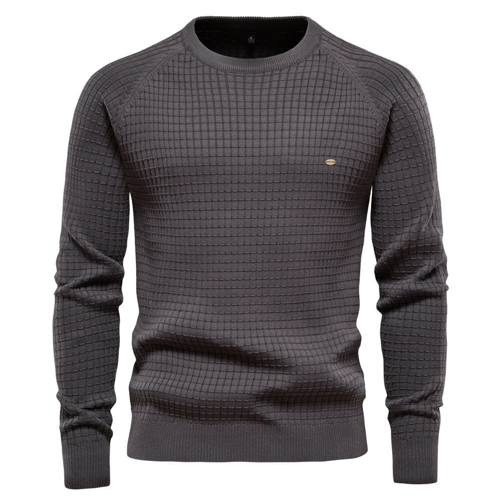 Julian | Men Spring Textured Crewneck Sweater