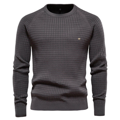 Julian | Men Spring Textured Crewneck Sweater