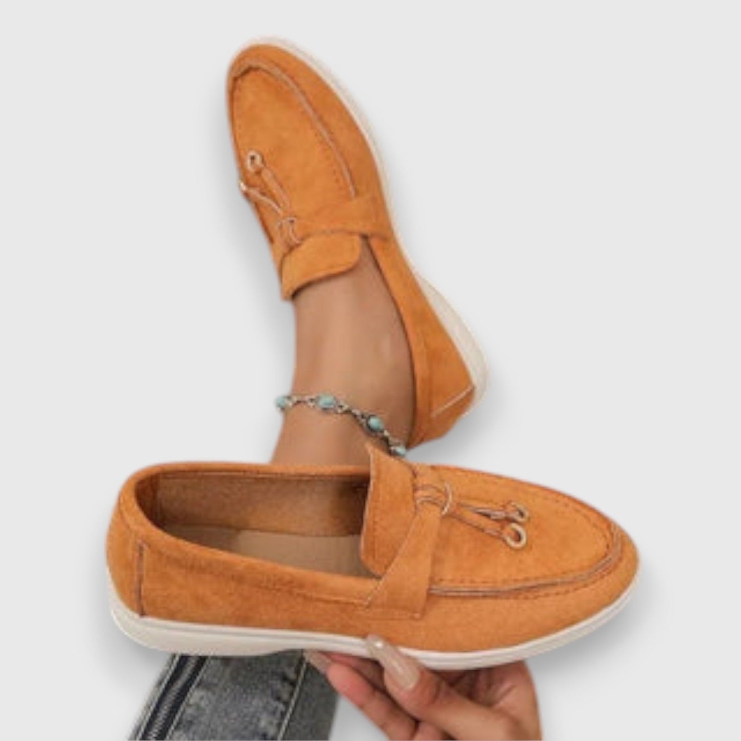Women's Slip-On Loafers Cushioned Arch Support