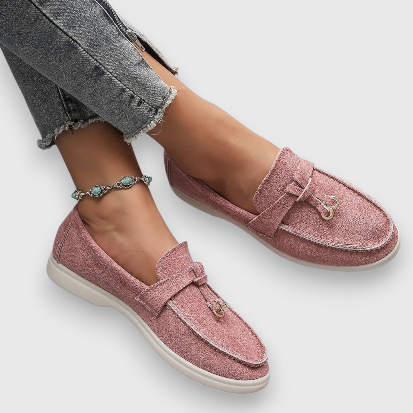 Women's Slip-On Loafers Cushioned Arch Support