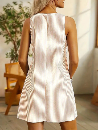 Avery - Striped Mini Dress