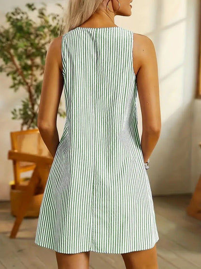 Avery - Striped Mini Dress