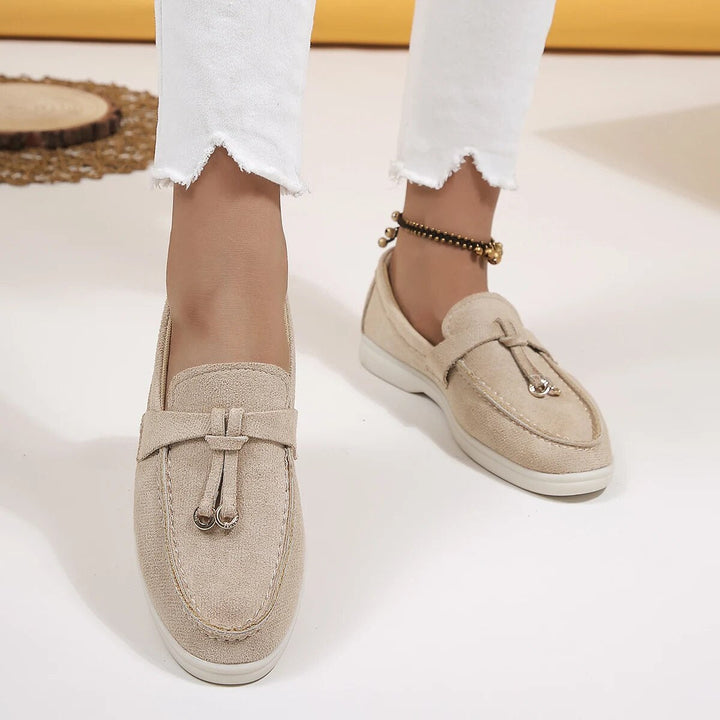 Women's Slip-On Loafers Comfortable - Fashinoza